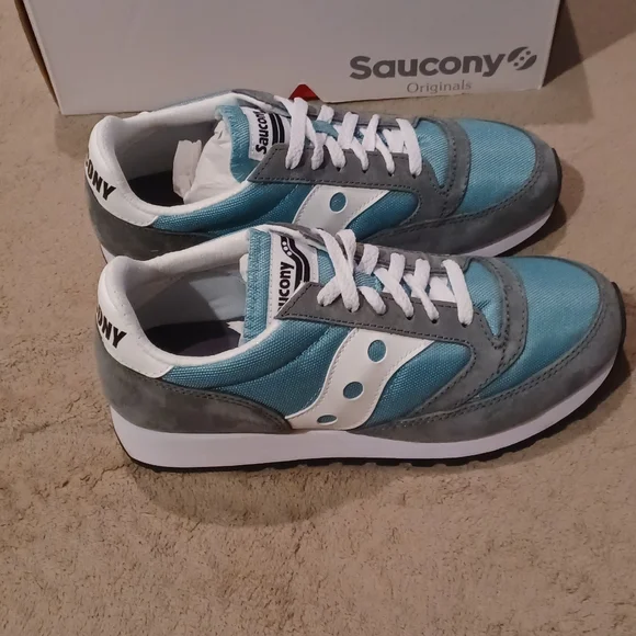 Saucony Jazz 81 Blue and Gray Sneakers - Picture 6 of 6